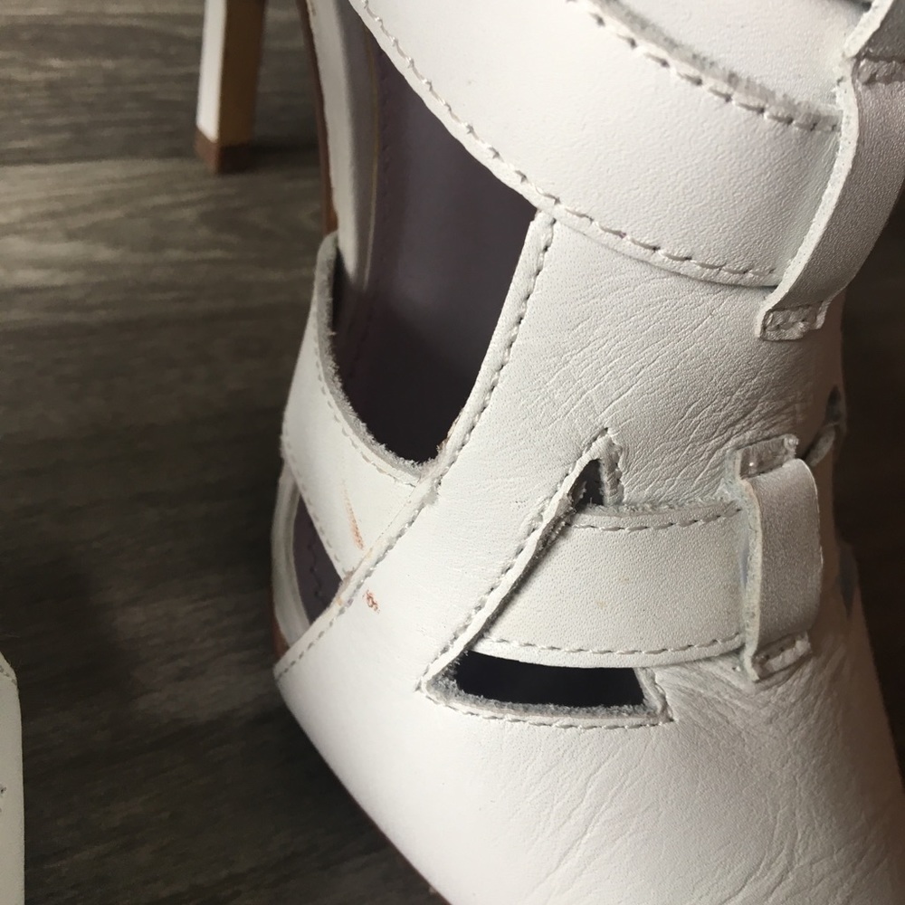 Shoemint White Heels - Picture 4 of 8